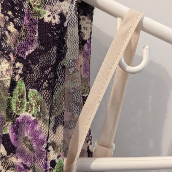 Minidress by freeway M purple floral, fully lined - Picture 2 of 8